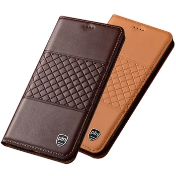 

Genuine Leather Flip Case With Card Slot Holder For Motorola Moto G7 Plus Flip Cover For Moto G6 Plus Phone Case Stand Funda