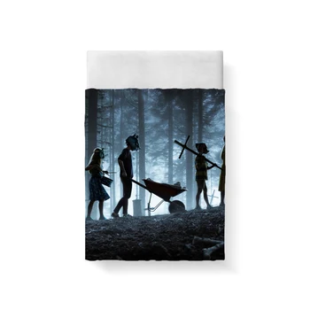 

Pet Sematary Bed Linen Film Style Bed Sheet Microfiber Fabric Twin Size Bedding Couple Single Kids Twin Bedding Child Queen King