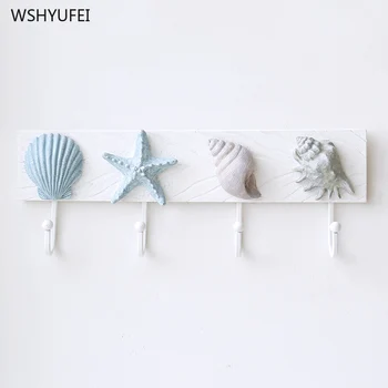

Creative marine element resin clothes hook home decoration wall hanging wall decoration door decoration coat hook towel hook