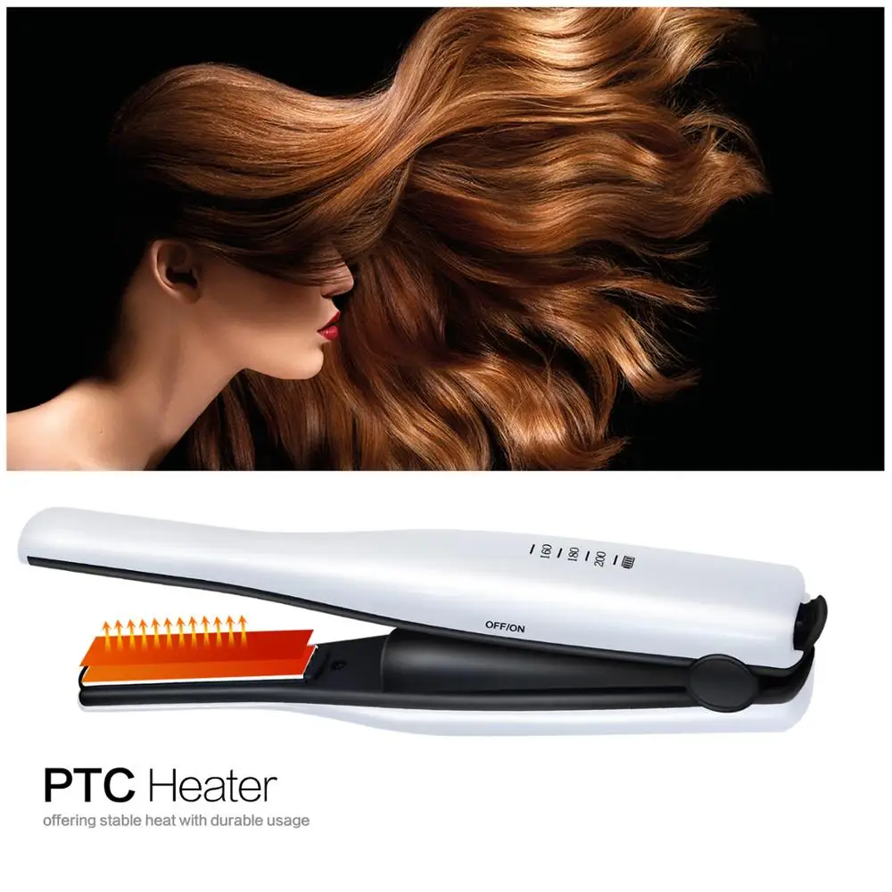 Портативный беспроводной выпрямитель для волос с usb-зарядкой, утюги 2 в 1, инструмент для завивки волос, дорожный мини-утюжок для выпрямления волос