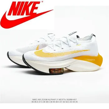 

Nike Air Zoom Alphafly NEXT air cushion uses lighter and more breathable Atomknit material Women's running shoes non-slip