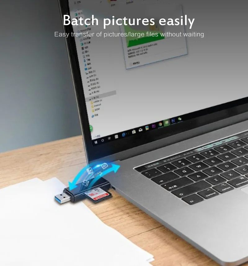 USB + type c два в одном кардридер универсальный для мобильных