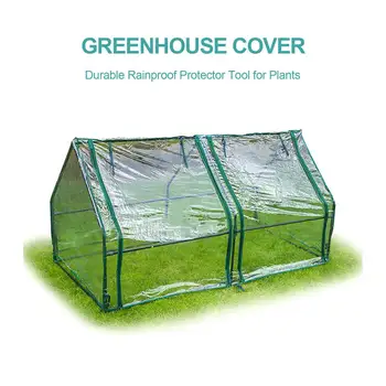 

Large Garden Green House Warm Garden Plant Greenhouse Cover Without Bracket Window Outdoor Plant Cover 180x90x90cm