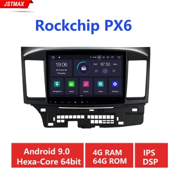 

car 2 din android GPS for Mitsubishi Lancer autoradio navigation head unit multimedia 4Gb+32Gb 64bit PX Android 89.0 PX6