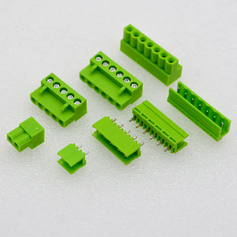 100Set New 2P3P4P5P6P8P HT5.08mm Spacing Terminal Connector Terminal Straight Bending Special Wholesale Free Shipping TO Russia