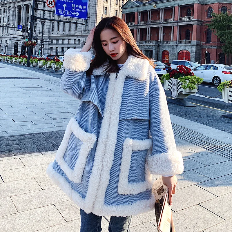 

2019 Autumn And Winter New Style Dongdaemun Cotton Coat Women's Mid-length Winter Cotton-padded Clothes Cotton-padded Jacket Stu