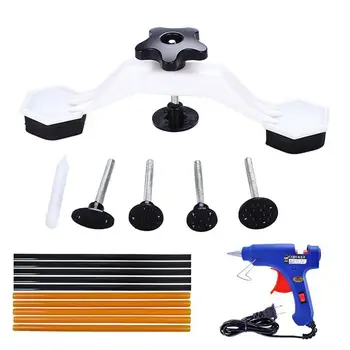 

Tools - s a Dent Bridge Dent Puller Kit with Hot Melt Glue Gun Glue Sticks for Car Body Dent Repair,US Plug and EU Plug adapt