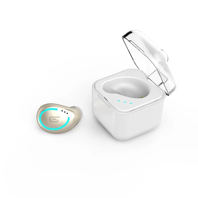 TWS M-B8, Bluetooth наушники с одним ухом, 5,0 дюйма, настоящие беспроводные наушники, спортивные, невидимые, затычки для ушей, сенсорная, водонепроницаемая гарнитура - Цвет: 02