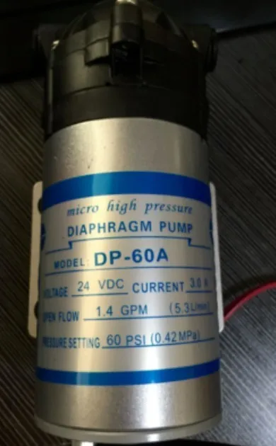 Pompe à Membrane Auto-amorçante DP-60 12V/24V - Haute Pression, Grand Débit Pour Balayeuse Ou Jardin