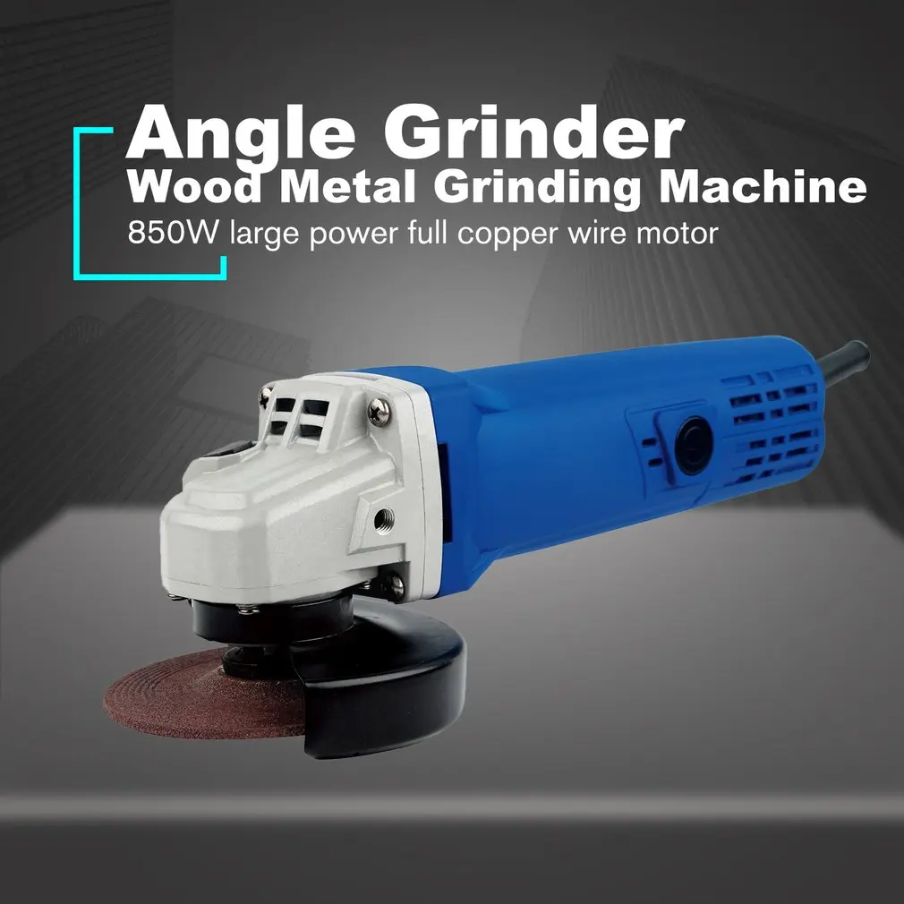 

10000rpm Electric Angle Grinder Polisher Polishing Machine for Metal Wood Cutting Grinding Power Tools US/EU/AU