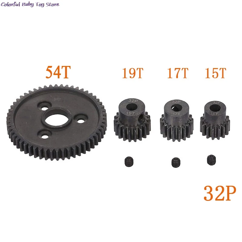1pcs Steel Metal Spur Gear 54t 15t 17t 19t Motor Gears For Traxxas