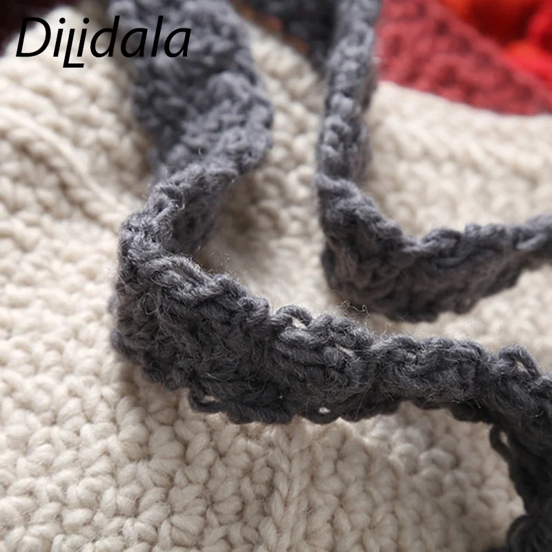 Dilidala Ретро теплая вязаная шапка японские дикие наушники Рыбацкая шапка осень зима Милая Кружевная шапка зимние шапки для женщин
