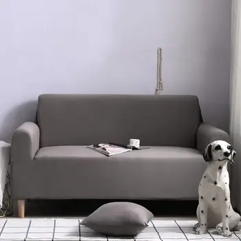

21 Elastic Sofa Cover Set Cotton Solid Color Stretch Sofa Covers for Living Room Pets Armchair Corner Couch Cover funda sofa 1pc