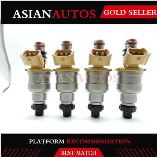 4X OE 195500-2180 новый топливный инжектор для Мазда Miata 1.8L Ford эскорт Sephia ртути L4 1955002180