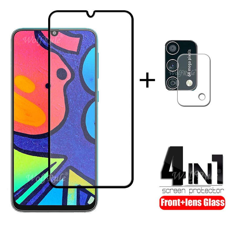 4-in-1 For Samsung Galaxy F41 Glass For 