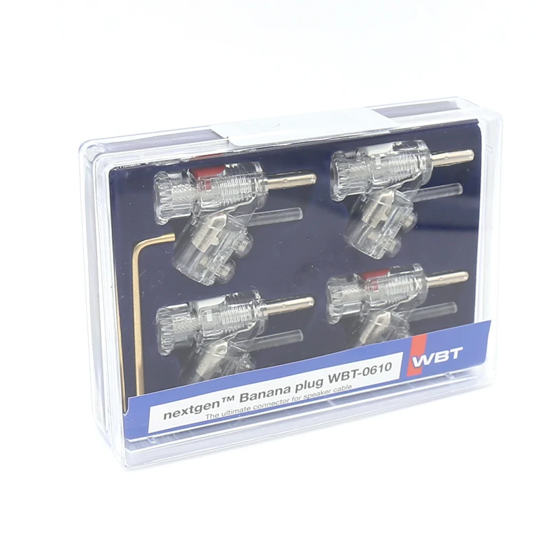 WBT 0610AG-WBT nextgen signature AG вилка типа "банан", набор из 4 шт вилок
