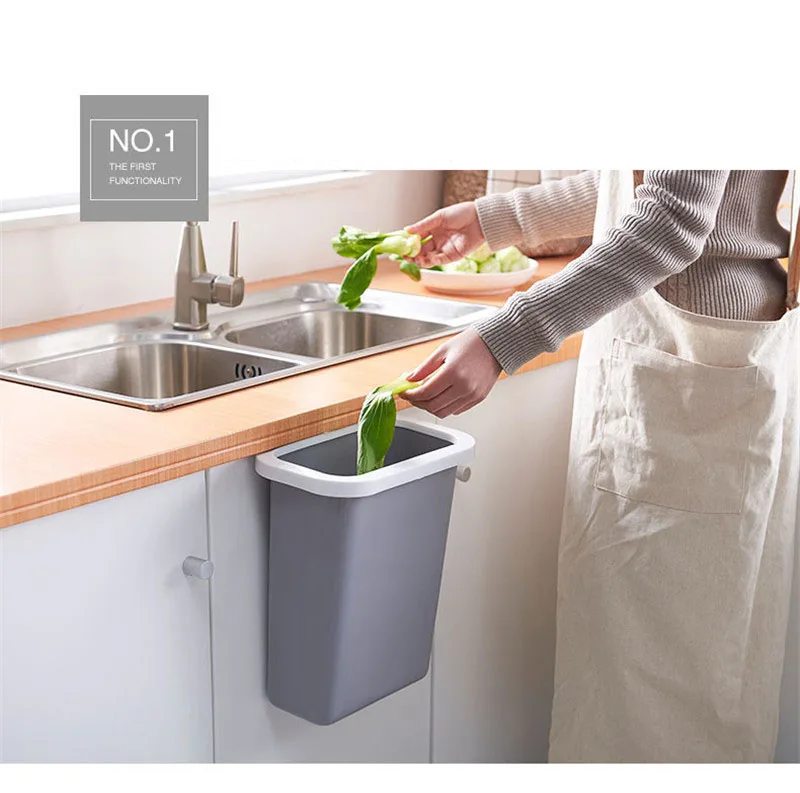 2019Hot Coverless узкий урна для ванной комнаты мусорное ведро для кухни офиса дома ящик для хранения мусора контейнер для мусора