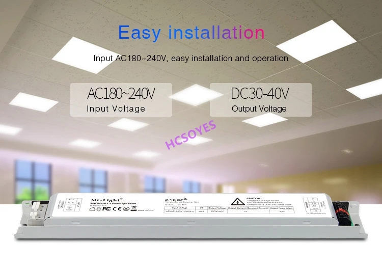 Milight PL2 PL5 40 Вт цветная температурная панель световой драйвер 40 Вт RGB+ CCT панель световой драйвер 2,4 г RF пульт дистанционного управления смартфоном приложение