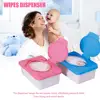 Baby Wipes Dispenser Non-toxic Portable Wipes Moist Keeping Wipes Holder Case Changing Dispenser Storage Holder Tissue Storage 5
