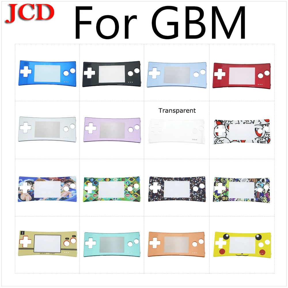 JCD для nintendo передняя оболочка чехол Лицевая панель для Gameboy Micro shell Корпус чехол для GBM Хэллоуин Лицевая панель