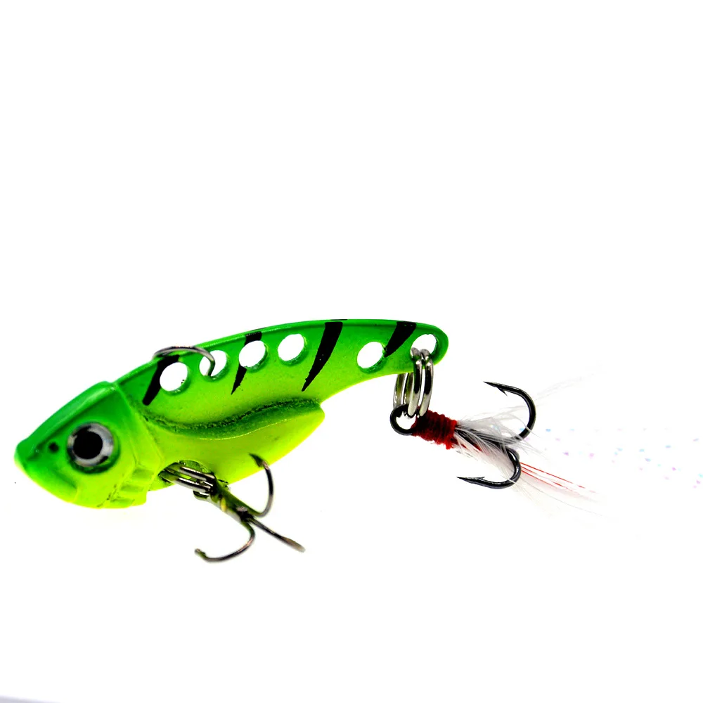 yellow green Лидер продаж 7/10g 3D глаза, блесна металлическая лезвие Тонущая приманка вибрации приманки искусственные Vibe для бас судак Рыбалка - Цвет: yellow green