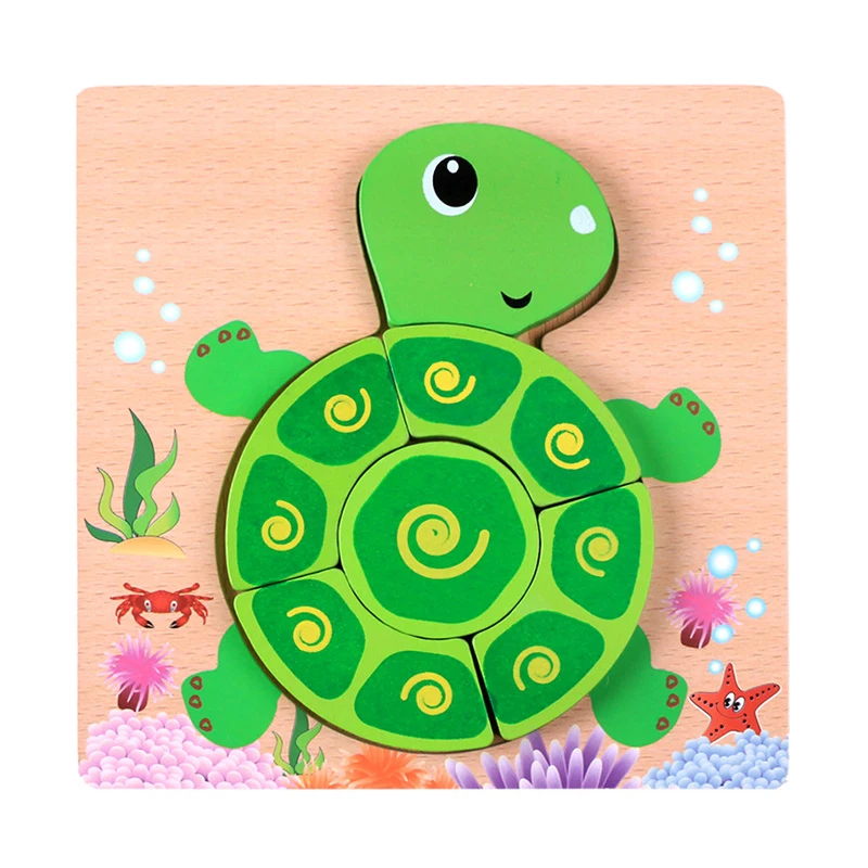 Montessori Materials Children Jigsaw Board Educational Wooden Toys For Toddlers Puzzle Tangram Cartoon Owl Baby Toys 0-12 Months 22