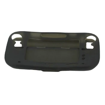 

Gamepad Black Soft Silicon Rubber Case Non-slip Rubber Sleeve Full Protection Gel Case Cover Sleeve for Nintendo Wii U Gamepad