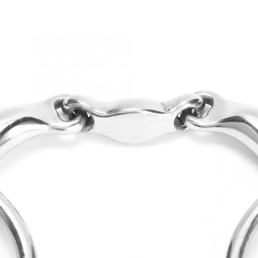 Нержавеющая сталь бит Snaffle все назначения кольцо лошадь инструмент Аксессуары сломанный рот с изогнутым звеном фермы инструменты
