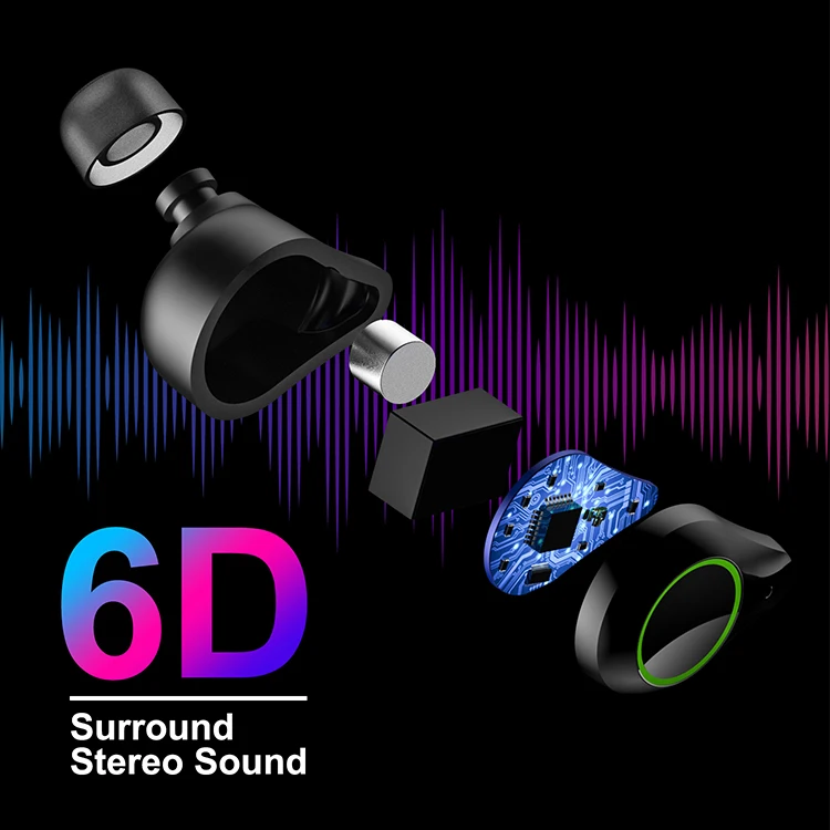 ILEPO T10 сенсорные Bluetooth наушники, HD стерео беспроводные наушники, шумоподавление игровая гарнитура