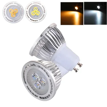 

Universal GU10 3W 3x 3030SMD LED Warm White 2800K-3200K / White 6000K- 6500K LED Light with AC 85-265V Suitable for Lighting