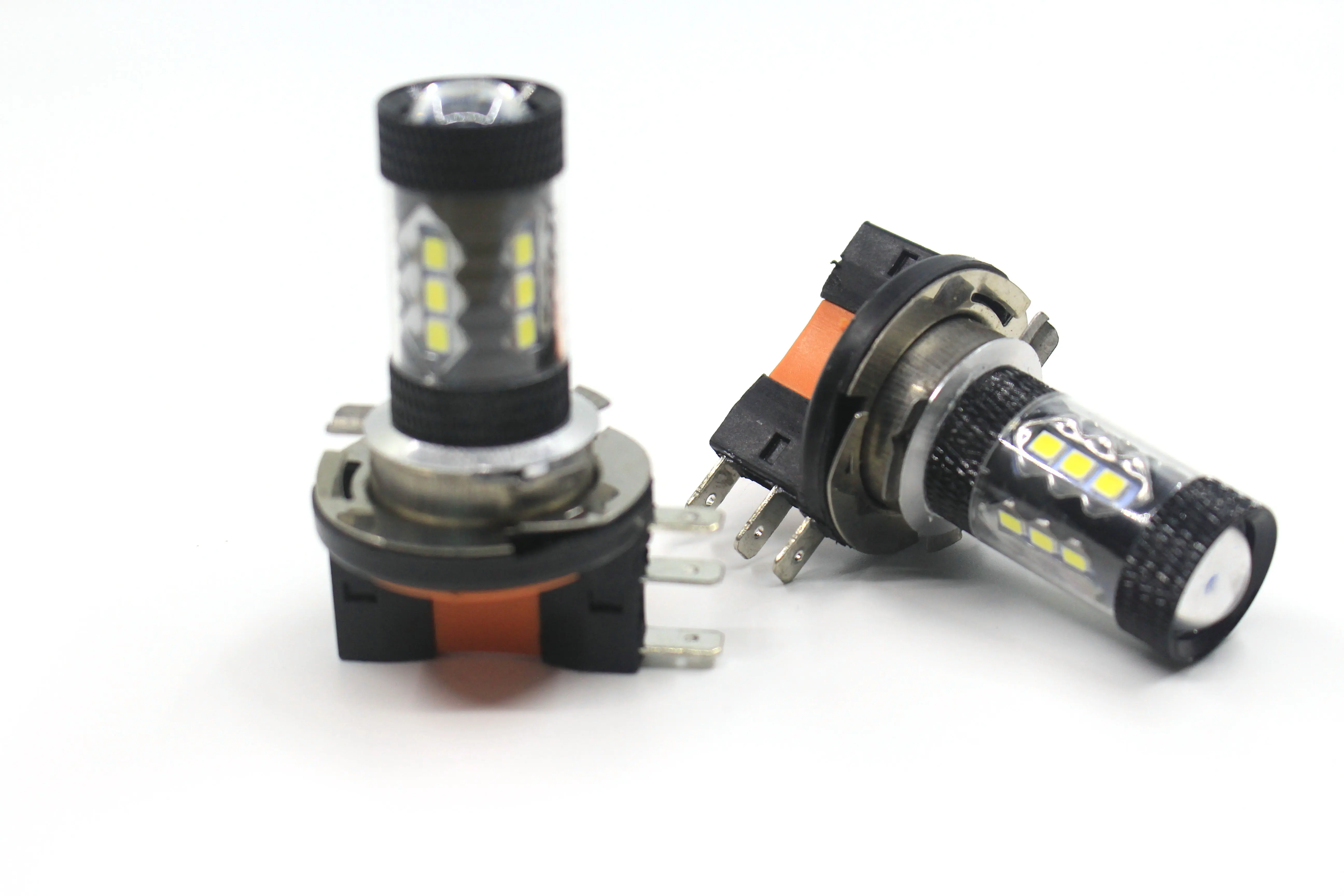 2 шт. светодиодный свет H15 80 Вт 3030 16SMD светодиодный фары Противотуманные фары автомобиля лампы 12V 6000K LED DRL лампы