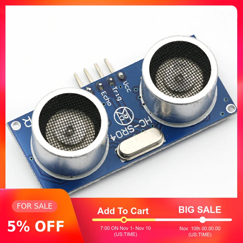 10PCS HC-SR04 to world Ultrasonic Wave Detector Ranging Module for arduino Distance Sensor