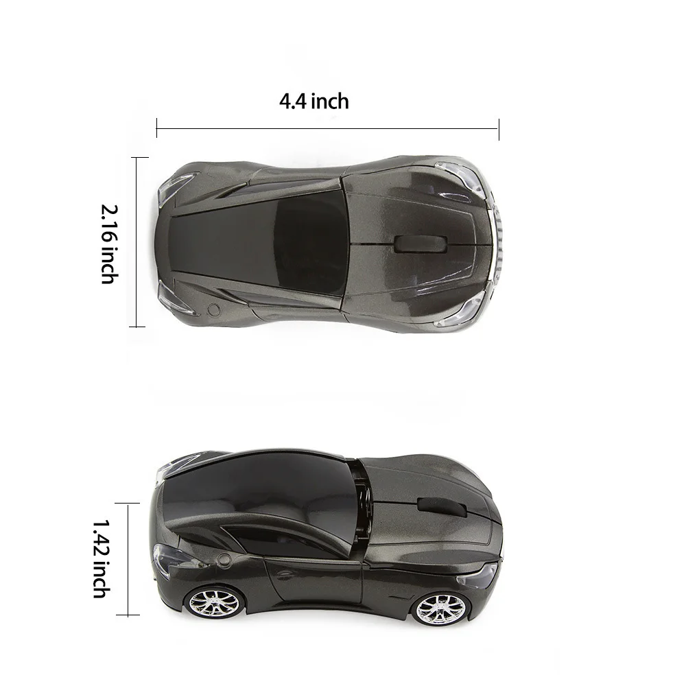 CHUYI Wireless Sports Car Model Mouse Optical Mouse 1600DPI Ergonomic Gaming Mice With USB  For Computer PC Xiaomi Laptop Gift