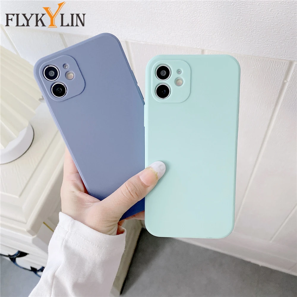 FLYKYLIN Оригинальный жидкий силиконовый чехол для телефона Huawei P30 P40 Lite P20 Mate 20 9 10 30 Pro
