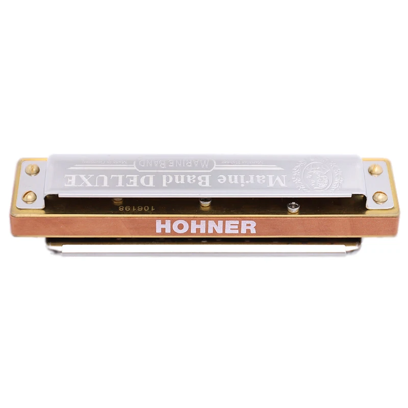 Hohner Marinho Banda Deluxe Diatonic 10 Buraco Gaita Boca Órgão Instrumentos Chave c Blues Harpa Pereira Pente Musicais - Image 3