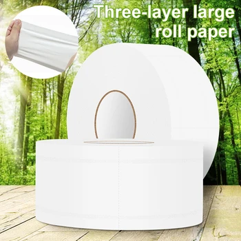 

2pcs/bag Ultra Long 950 sheet Toilet Tissue Hollow Replacement Roll Paper Clean Cleaning Toilet Tissue Soft Toilet Paper