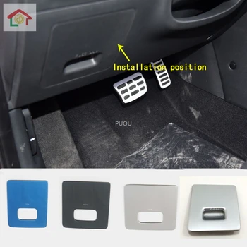 

For Hyundai Kona Encino Kauai 2017 2018 2019 2020 Car Sticker Stainless Steel Pilot Drive Storage Glove Box Case Trim Handle