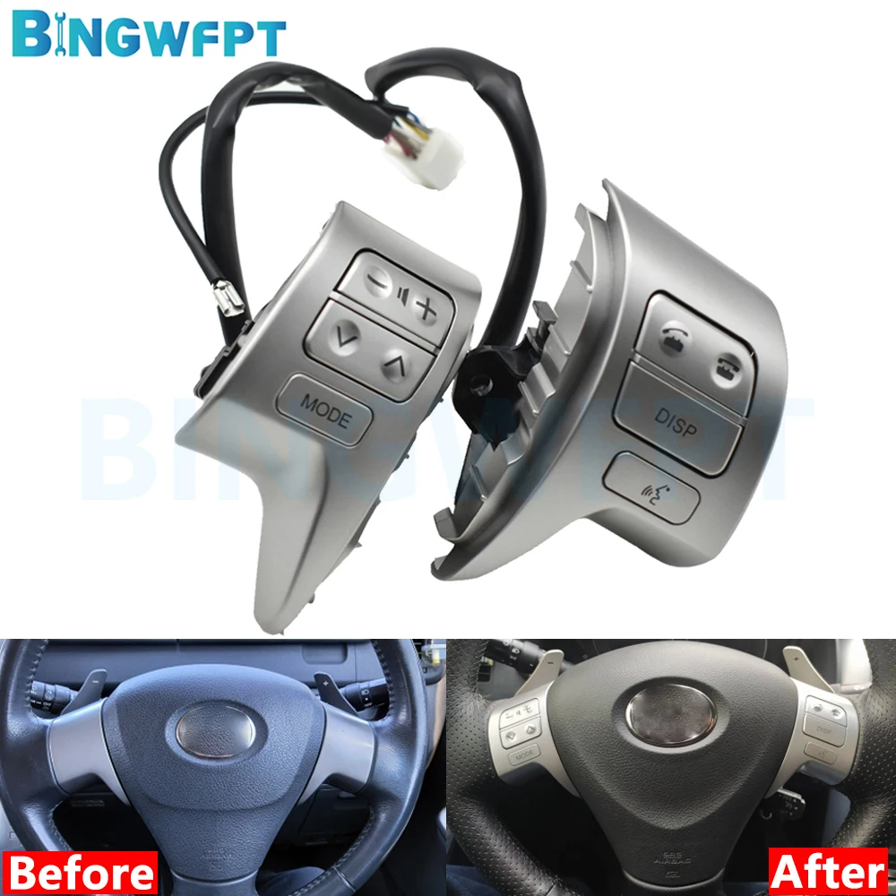 

8425002200 84250-12020 для Toyota Corolla ZRE15 2007-2009 Bluetooth переключатель управления аудио на рулевое колесо 84250-02200