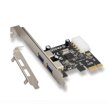 

Use Windows XP 7 8 10 Vista, PCI Express to 2 USB3.0 expansion card computer accessories USB adapter card NEC adapter