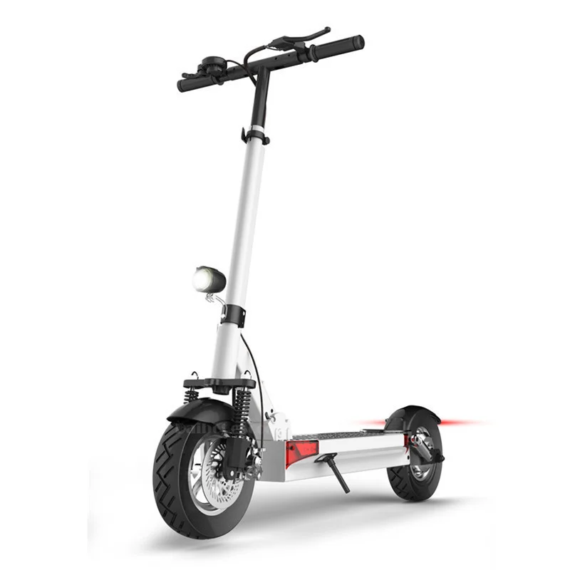 Electric Scooters Adults Two Wheels Electric Scooters With Seat 10 Inch Brushless Motor 500W 48V Folding Electric Skateboard     (22)