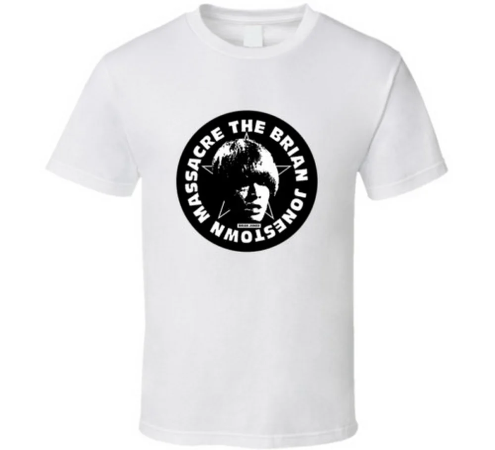 

Brian Jonestown Massacre Tour Logo Shirt Black White Tshirt Men's Cotton Tee Shirt Free Shipping