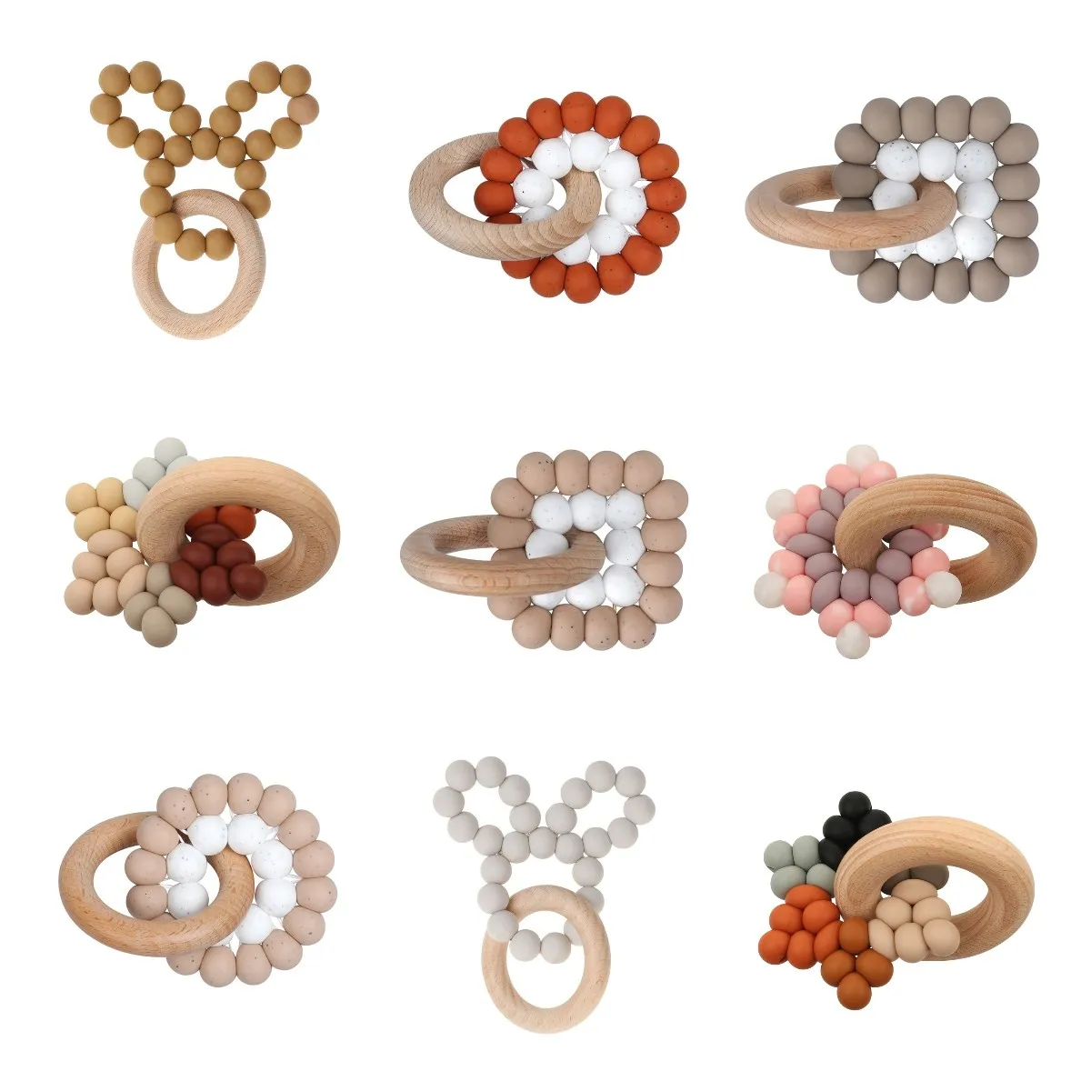 

Детские браслеты для ухода за ребенком, силиконовый Прорезыватель для зубов, ранние погремушки, игрушки, детские браслеты для зубов, игрушки для ухода, подарок