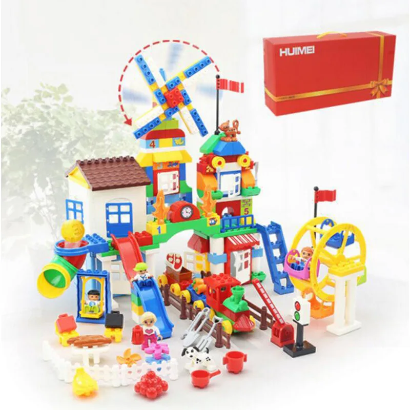 

LEPAO High hui mei CHILDREN'S Toy Early Childhood Educational Assembled Fight Inserted Large Particles Building Blocks DIY Toy H