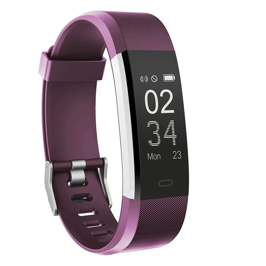 Intelligent Smart Bracelet Watch Color Screen Fitness Tracker IP67 Waterproof Heart Rate Monitor Pedometer Activity Smart Watch