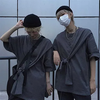 

NiceMix Male Black Female Japan Spring New Tshirt Streetwear Harajuku Long Sleeve Casual Tops Couple Tee Hip Hop Men Women Sweat