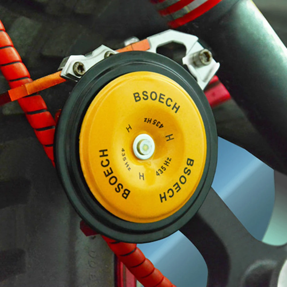 12V мотоцикл круглые Тип Водонепроницаемый Электрический громкий звуковой сигнал Динамик Рог