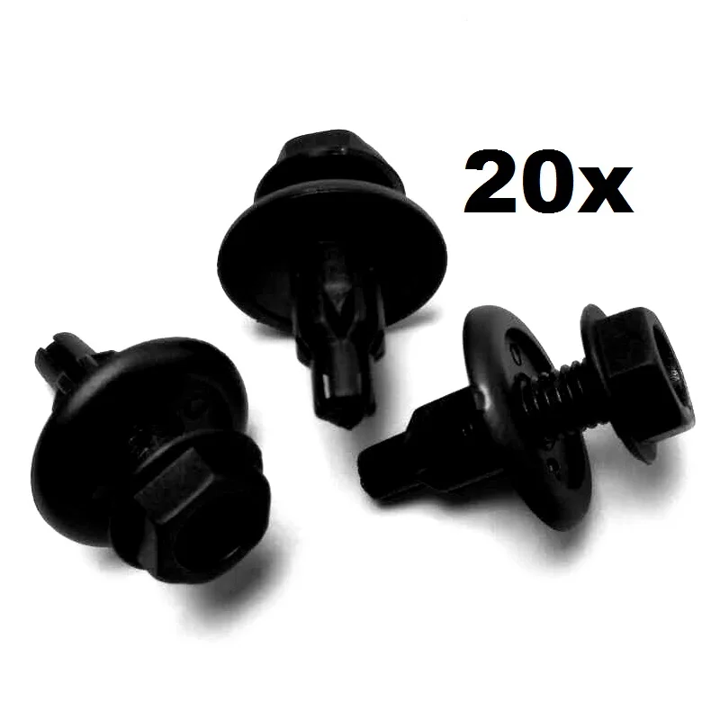 

20x OEM Fastener Push-Type Splash Shield Retainer Clip For Honda Accord/CR-V/Civic / Integra #91516-SK7-013