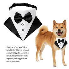 Corbata ajustable de algodón para perro y gato, corbata Formal cómoda, esmoquin, accesorios para mascotas, gran oferta