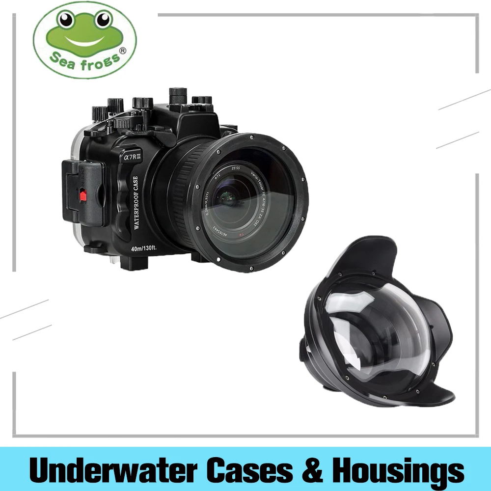 Чехол для подводной камеры Seafrogs 40 м/130 футов с куполом Sony A7 III A7R A7M3