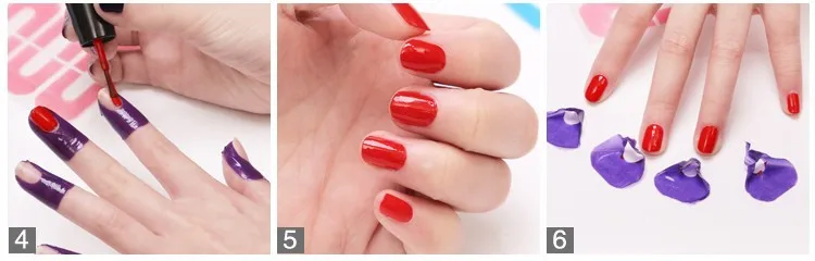 Manicure Anti-Overflow Stickers Environmentally Friendly U-Shaped Anti-Overflow Adhesive Paper Spill-proof Protector Manicure St